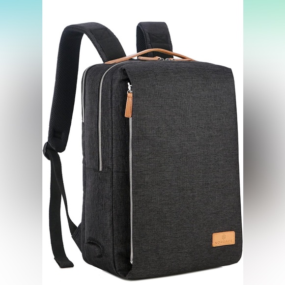NWT Nordace Siena Laptop Backpack, Black - Picture 1 of 15